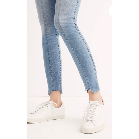 Madewell High Rise Skinny Jeans Seamed Step Hem 24 - Picture 5 of 10